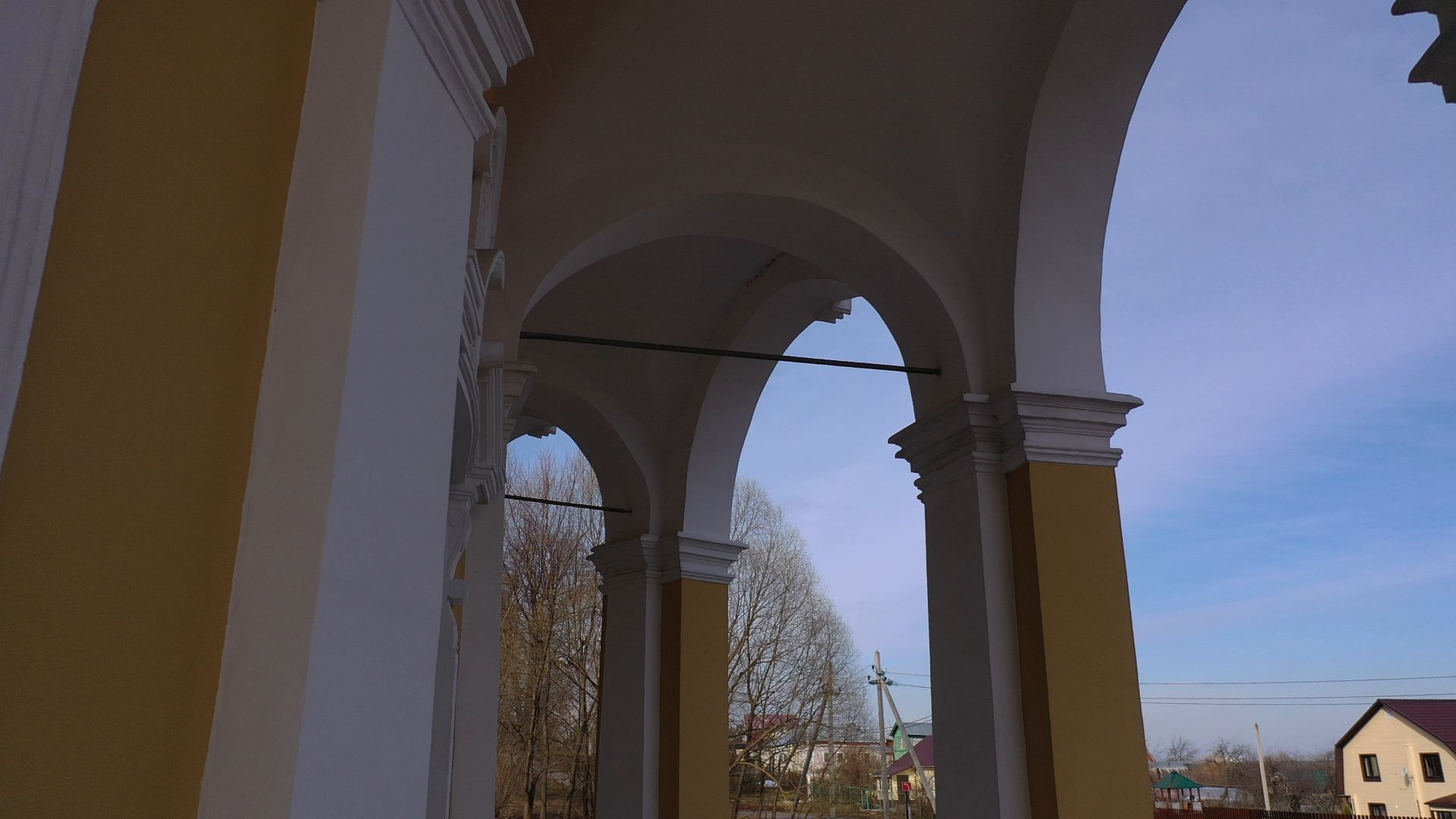 видео с коптера, серпухов, храм, культура,