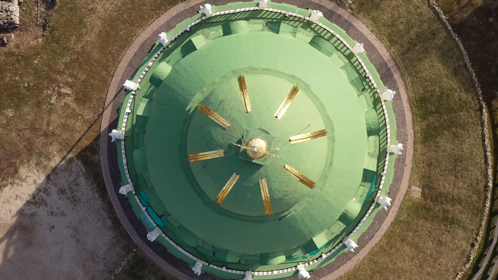 видео с коптера, серпухов, храм, культура,