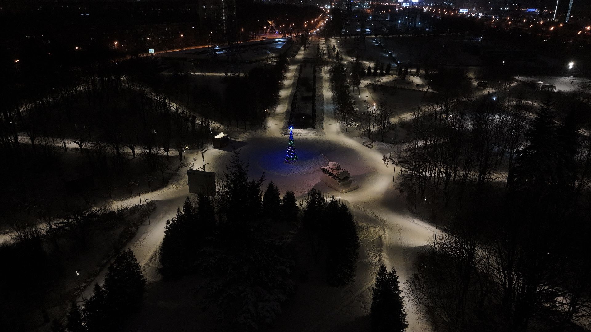 видео с коптера, химки, зима в подмосковье, благоустройство,