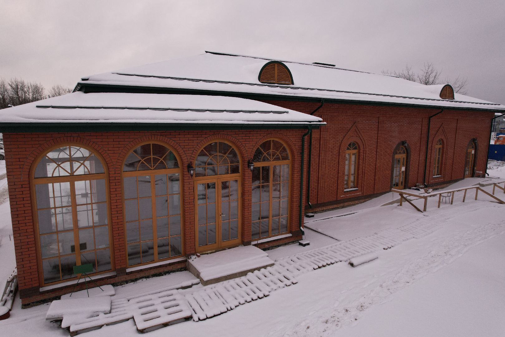 видео с коптера, щёлково, культура, строительство,