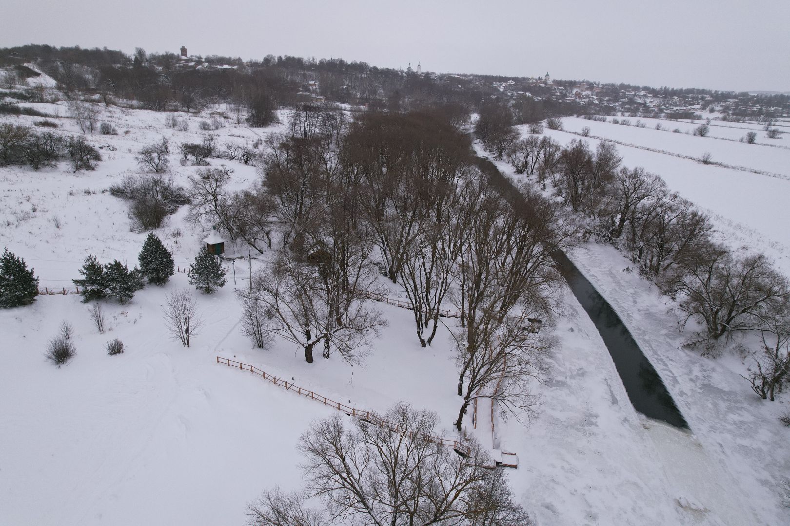 видео с коптера,