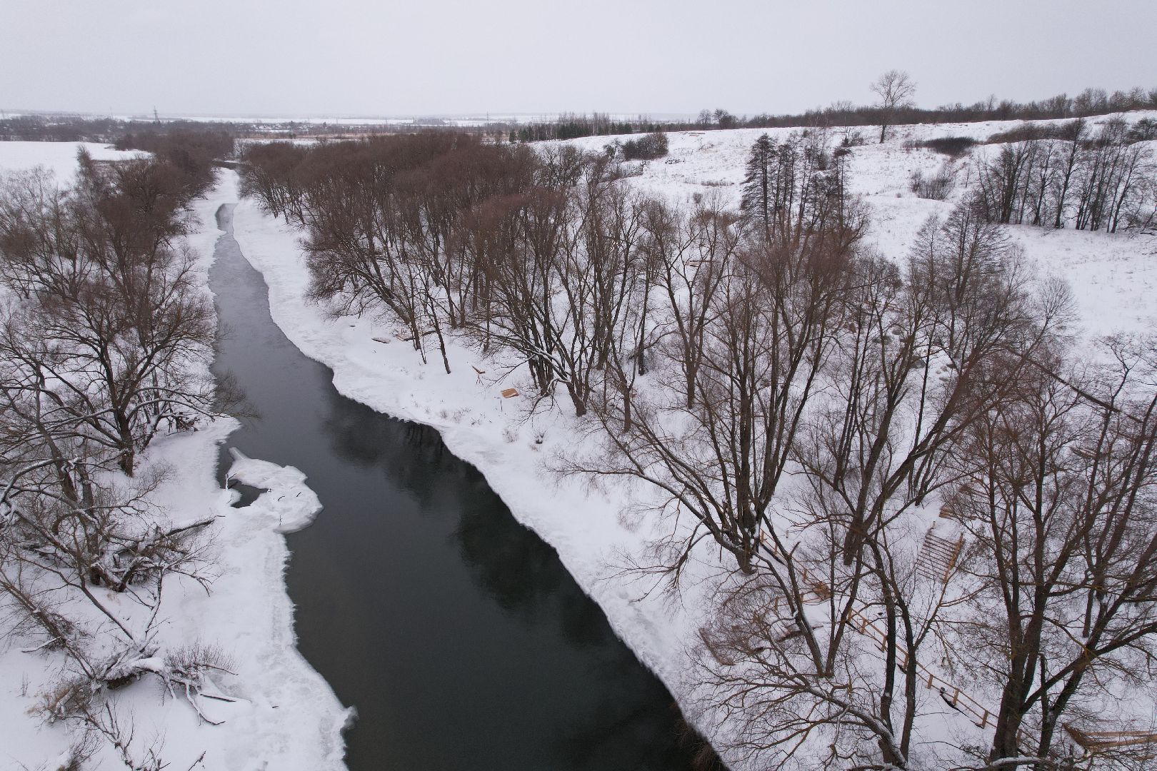 видео с коптера,