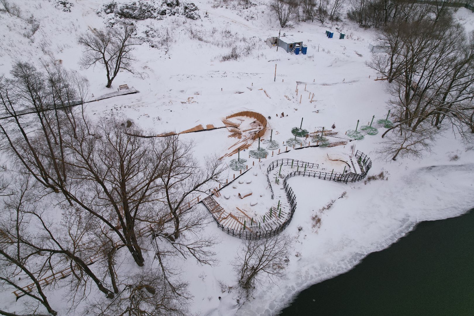 видео с коптера,