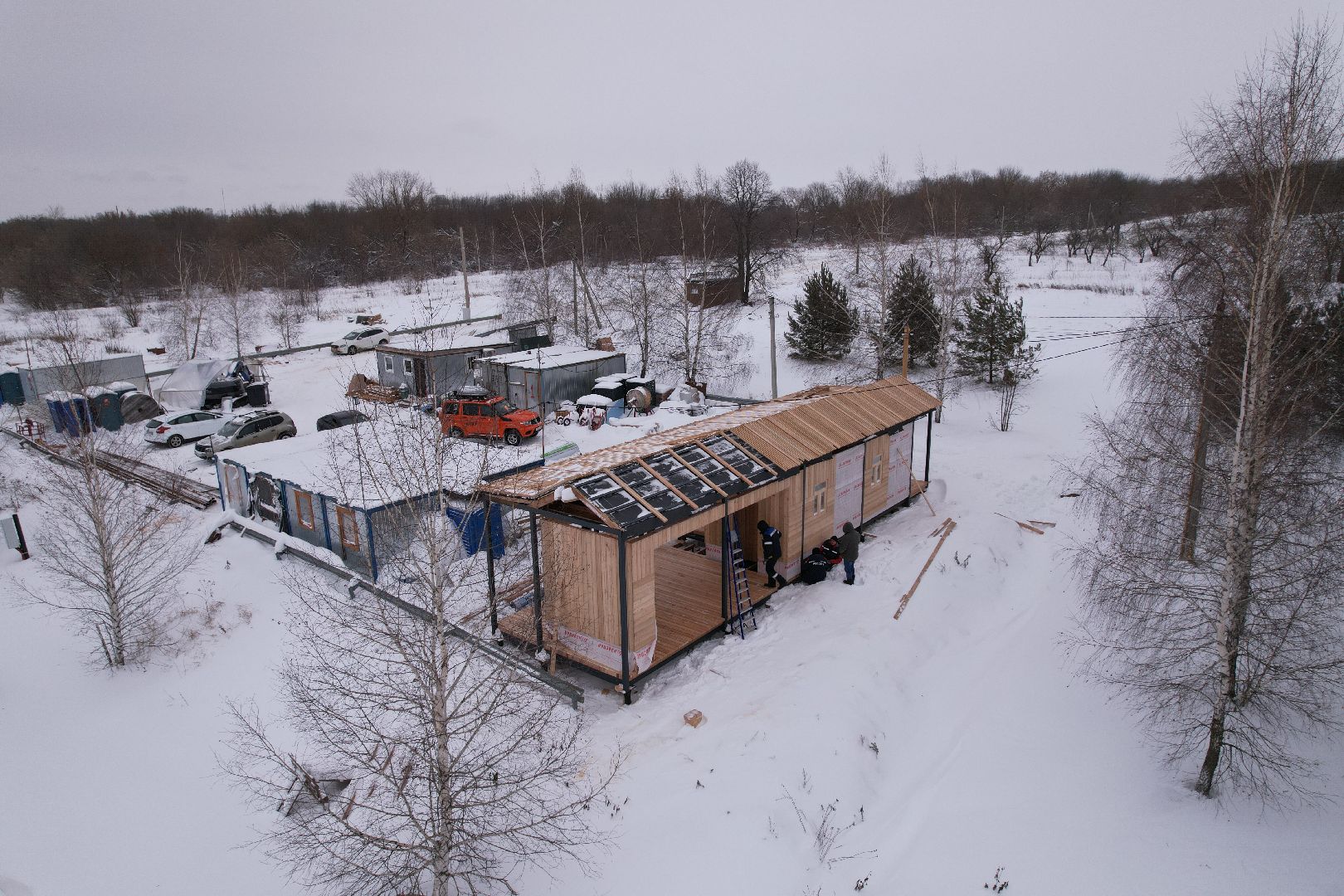 видео с коптера,