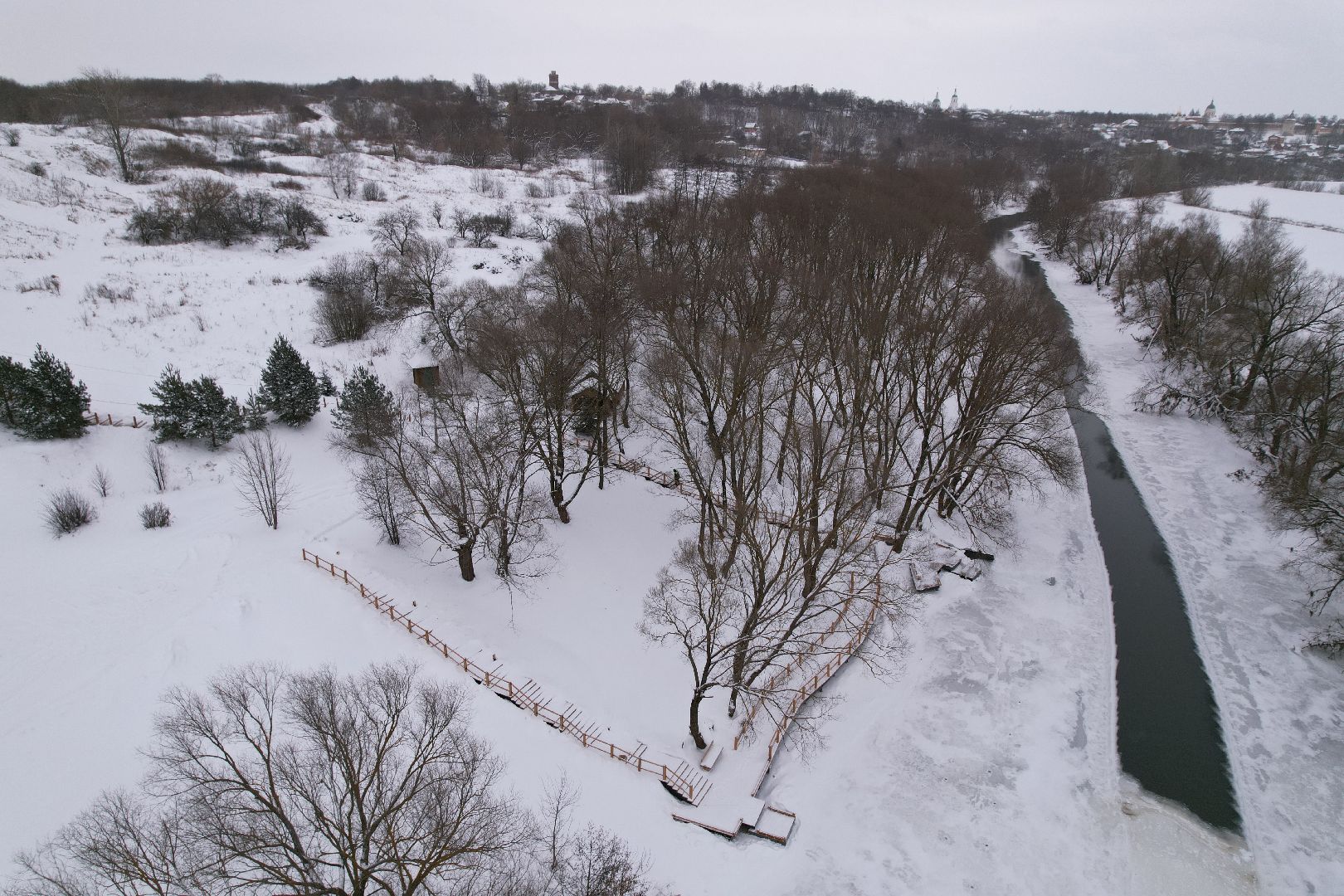 видео с коптера,