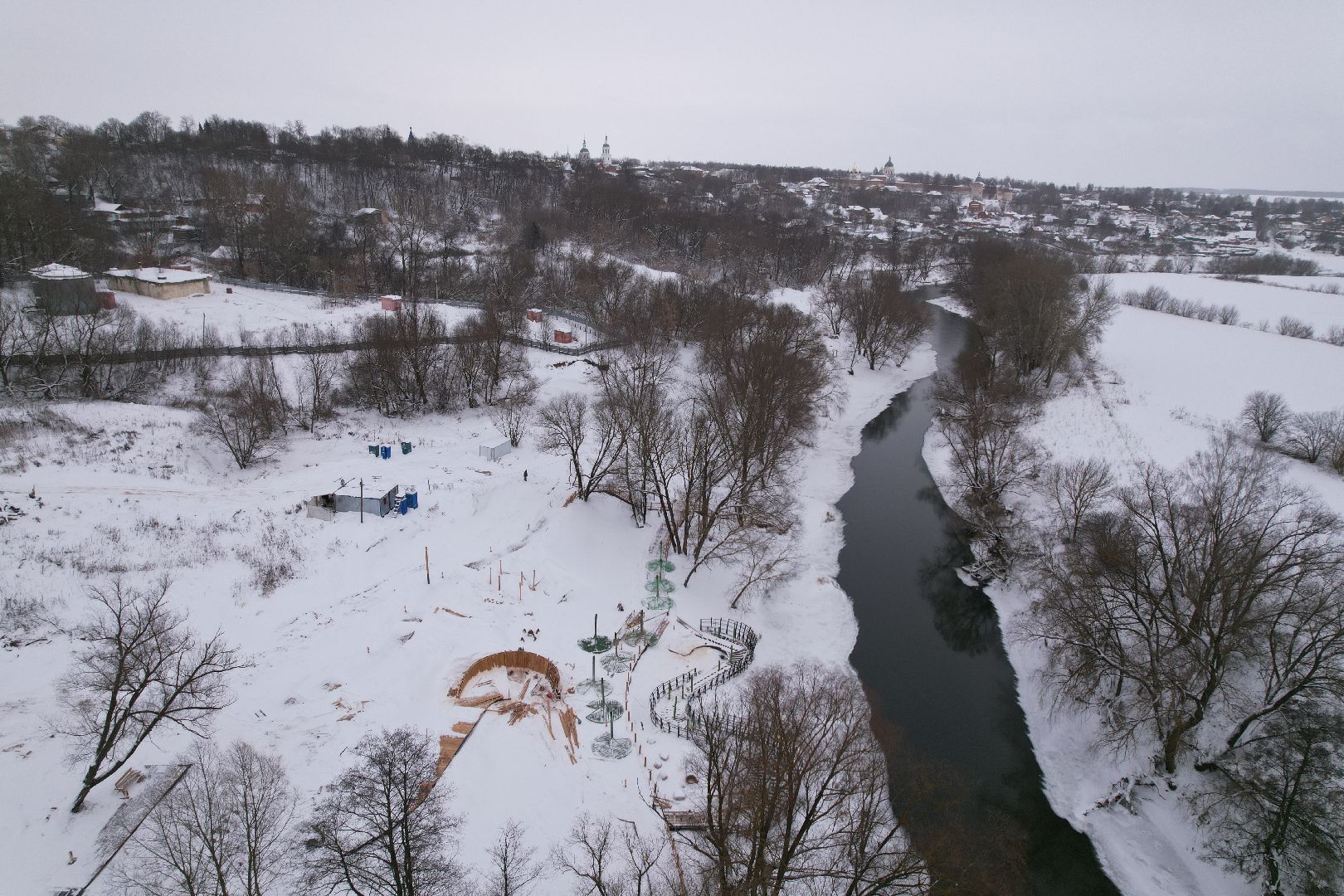 видео с коптера,