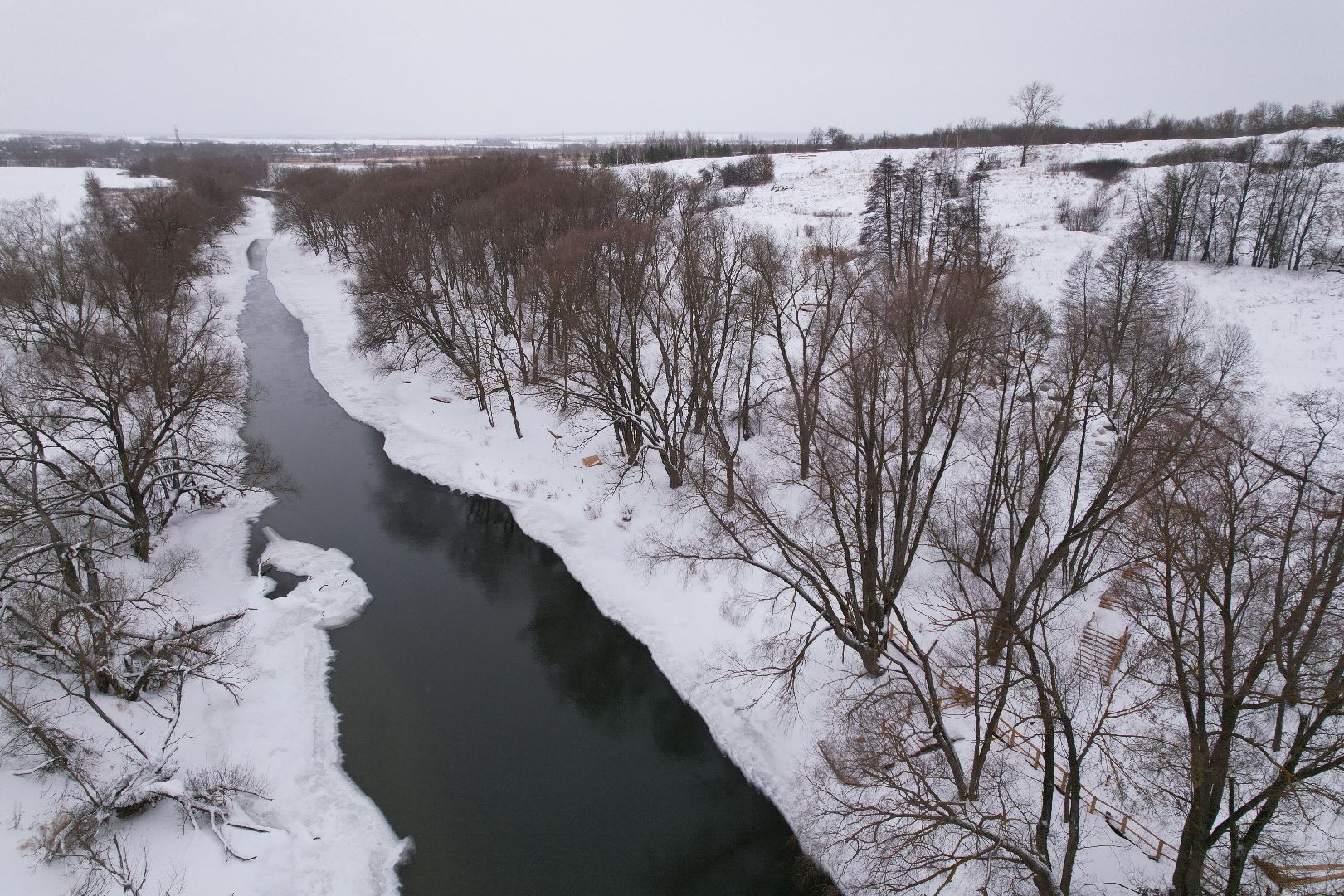 видео с коптера,