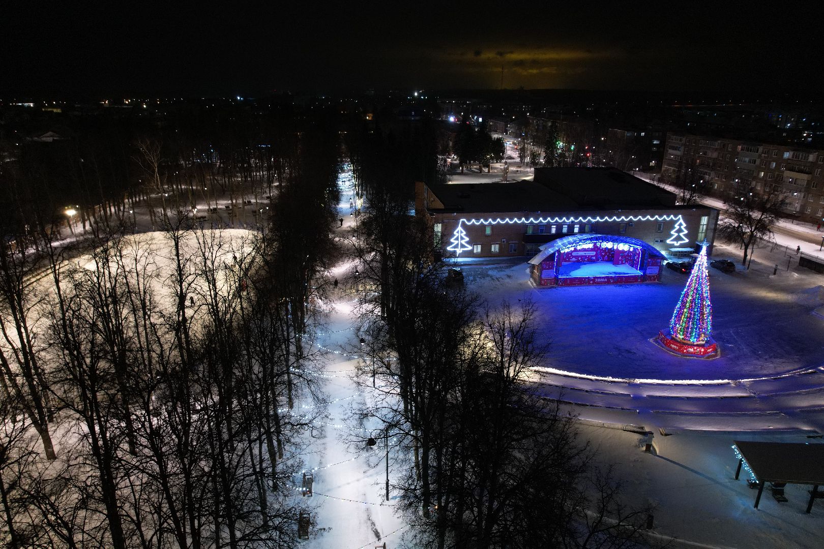 видео с коптера,