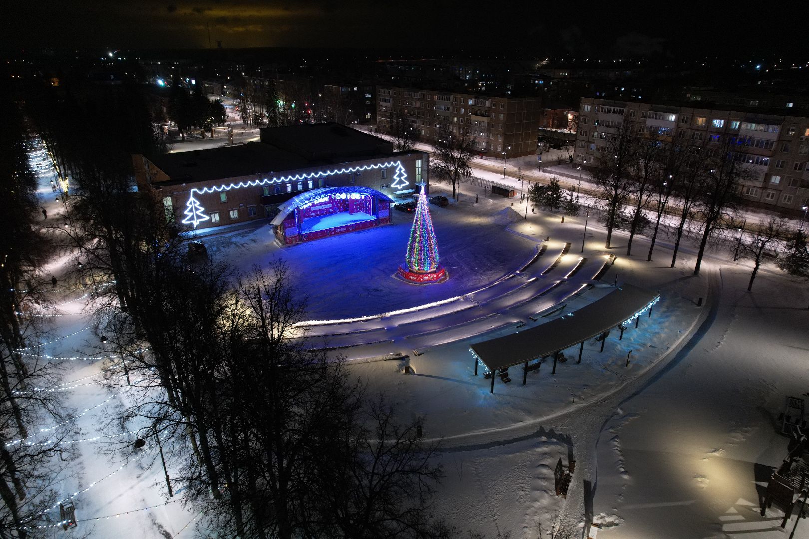 видео с коптера,