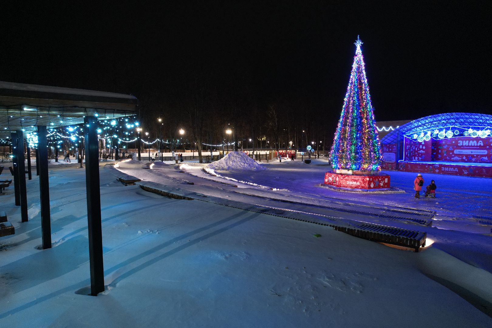 видео с коптера,