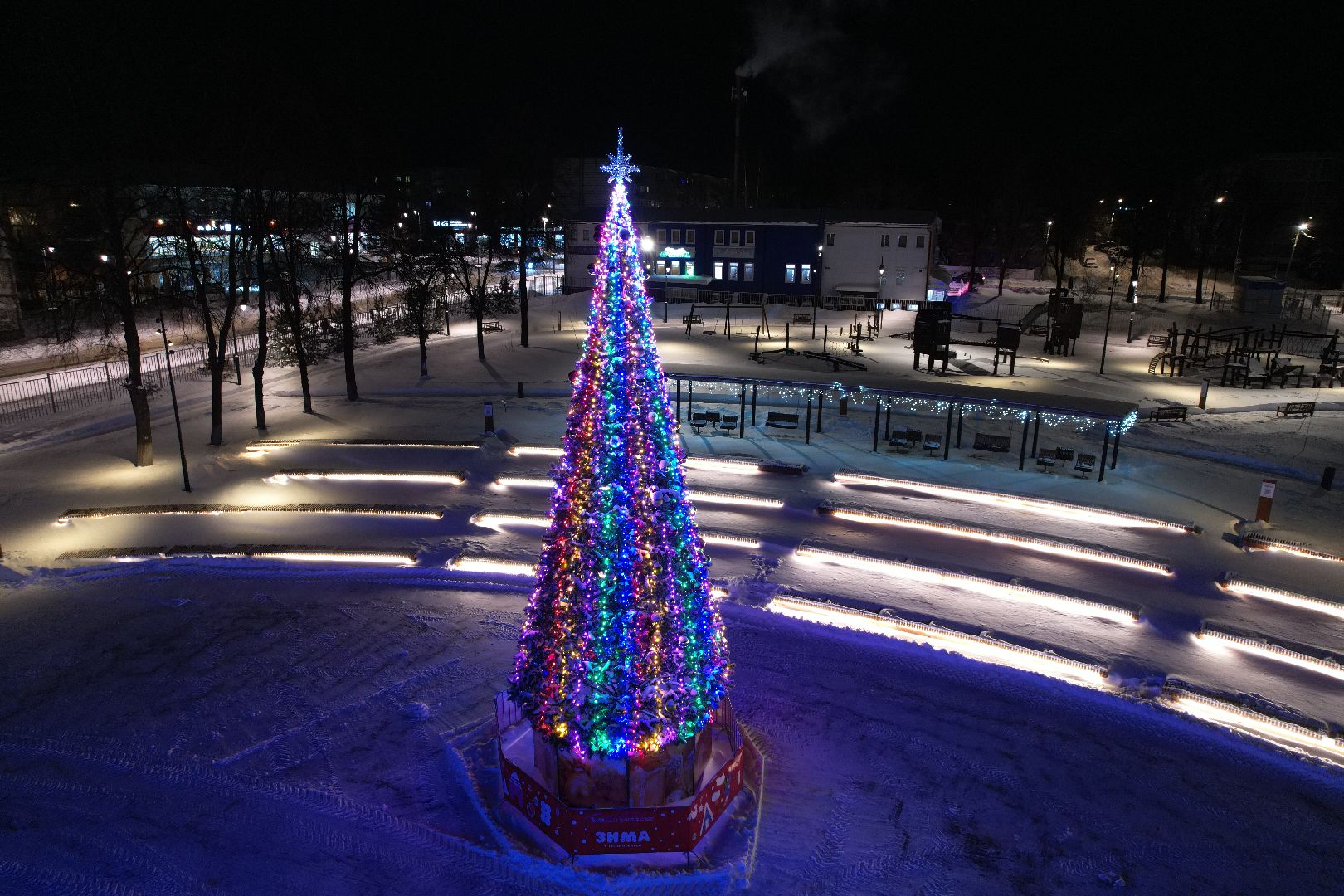 видео с коптера,