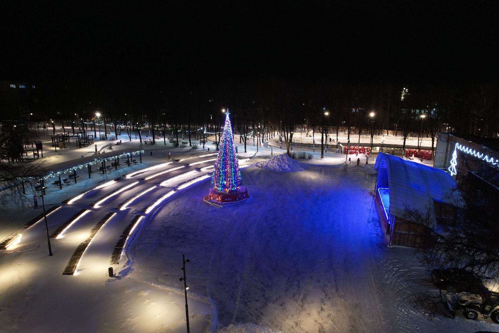 видео с коптера,