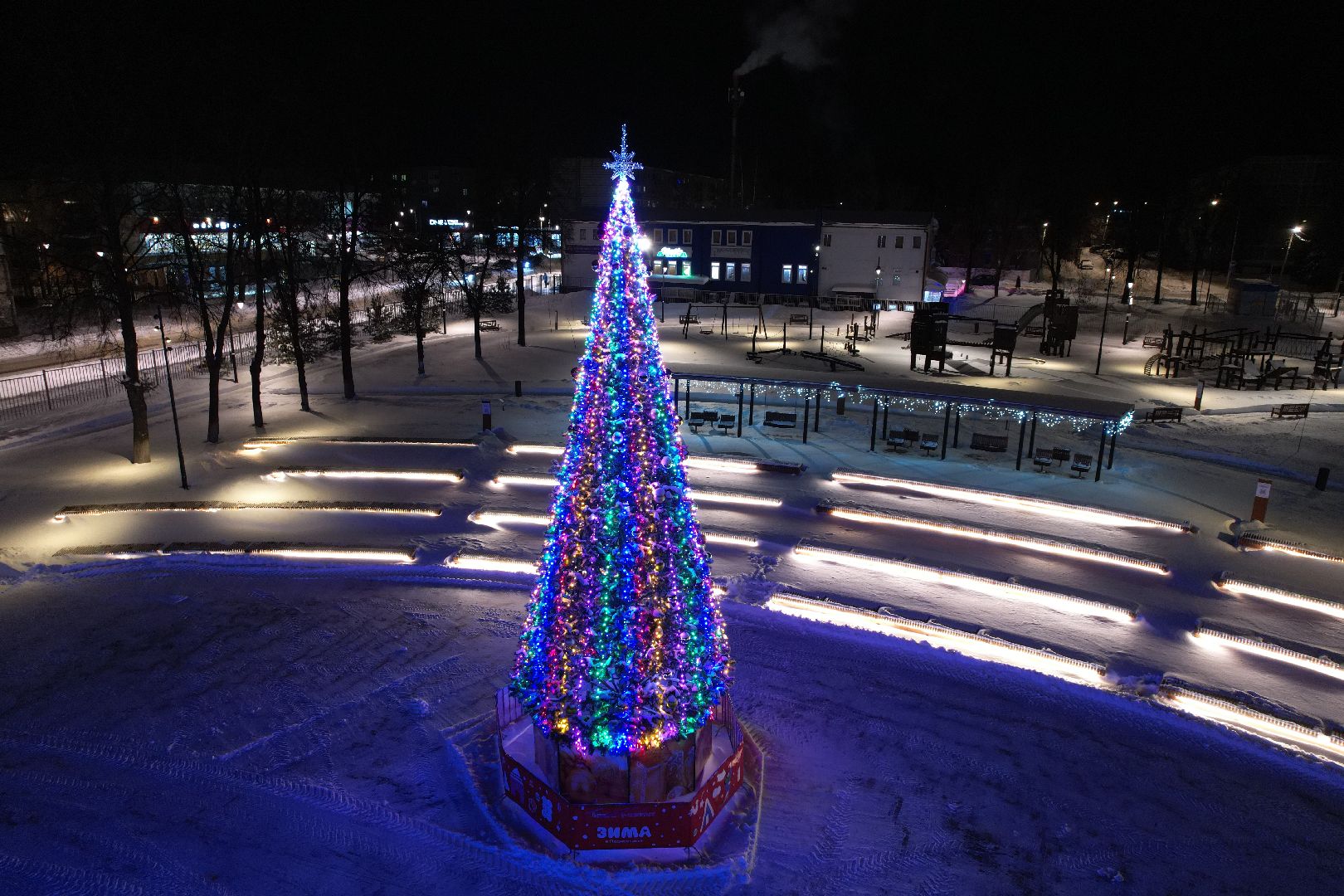 видео с коптера,