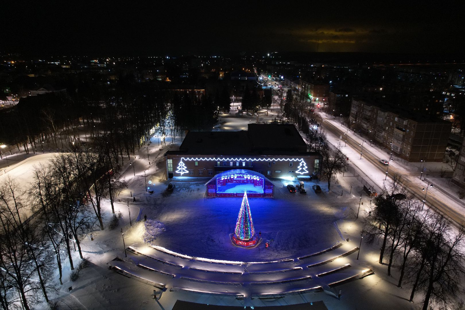 видео с коптера,