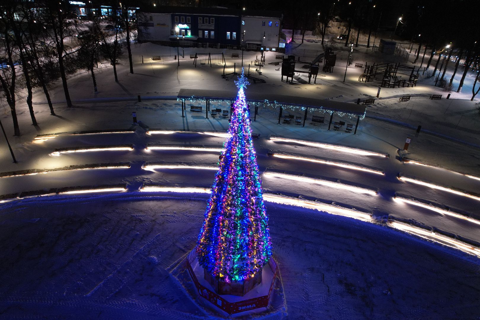 видео с коптера,