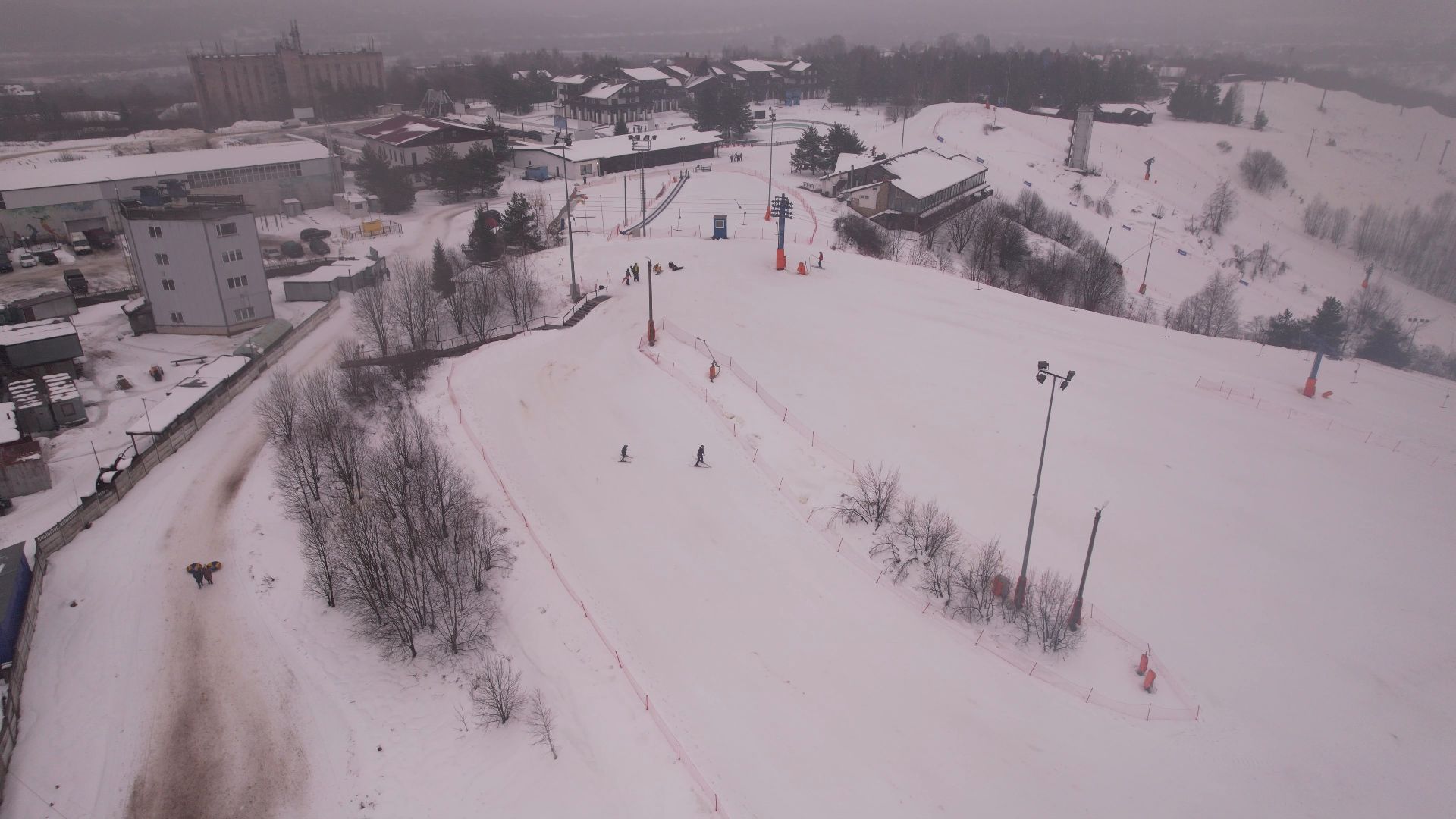 видео с коптера,