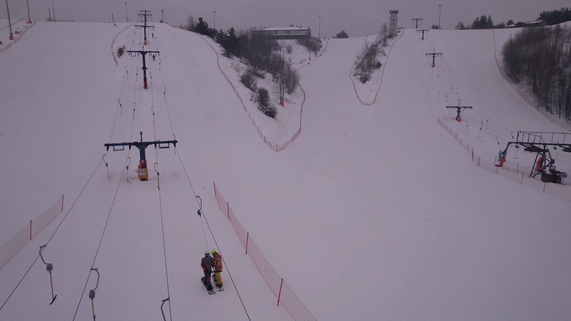 видео с коптера,