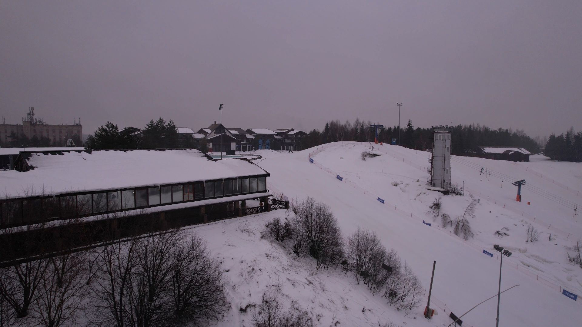 видео с коптера,