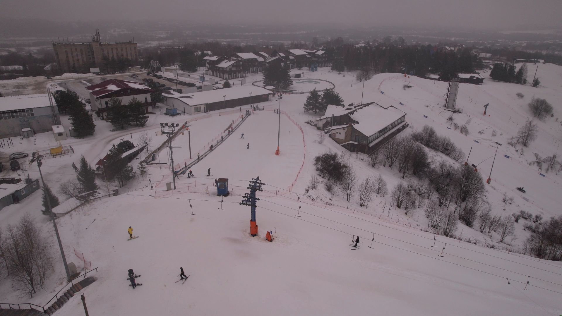 видео с коптера,