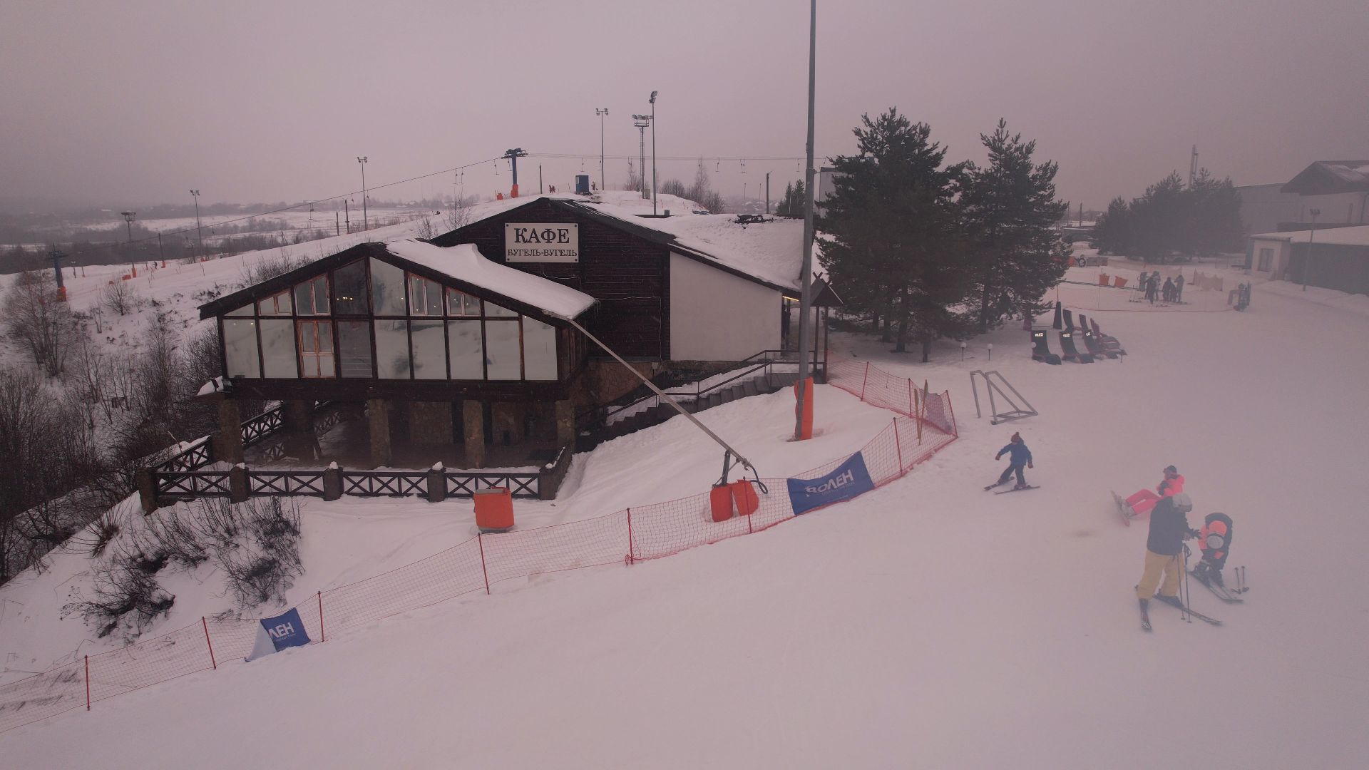 видео с коптера,