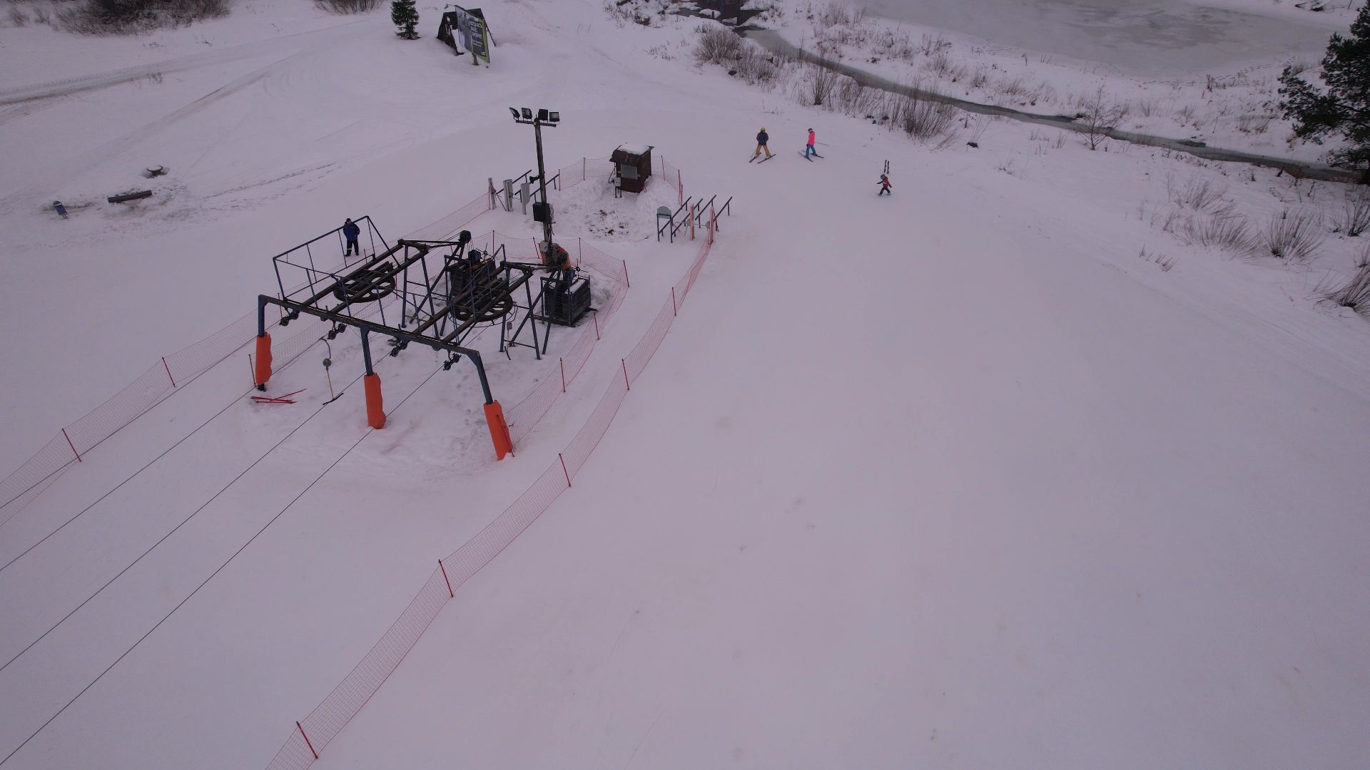 видео с коптера,