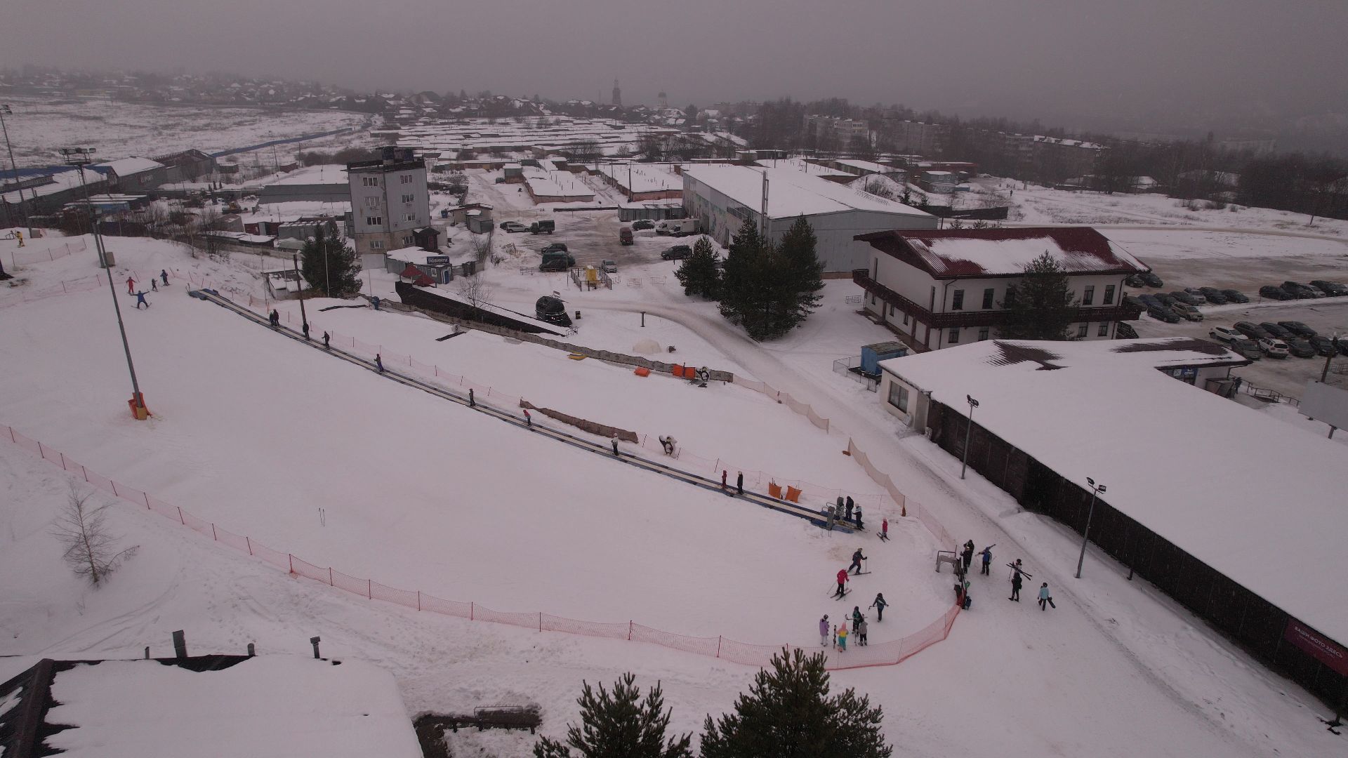 видео с коптера,