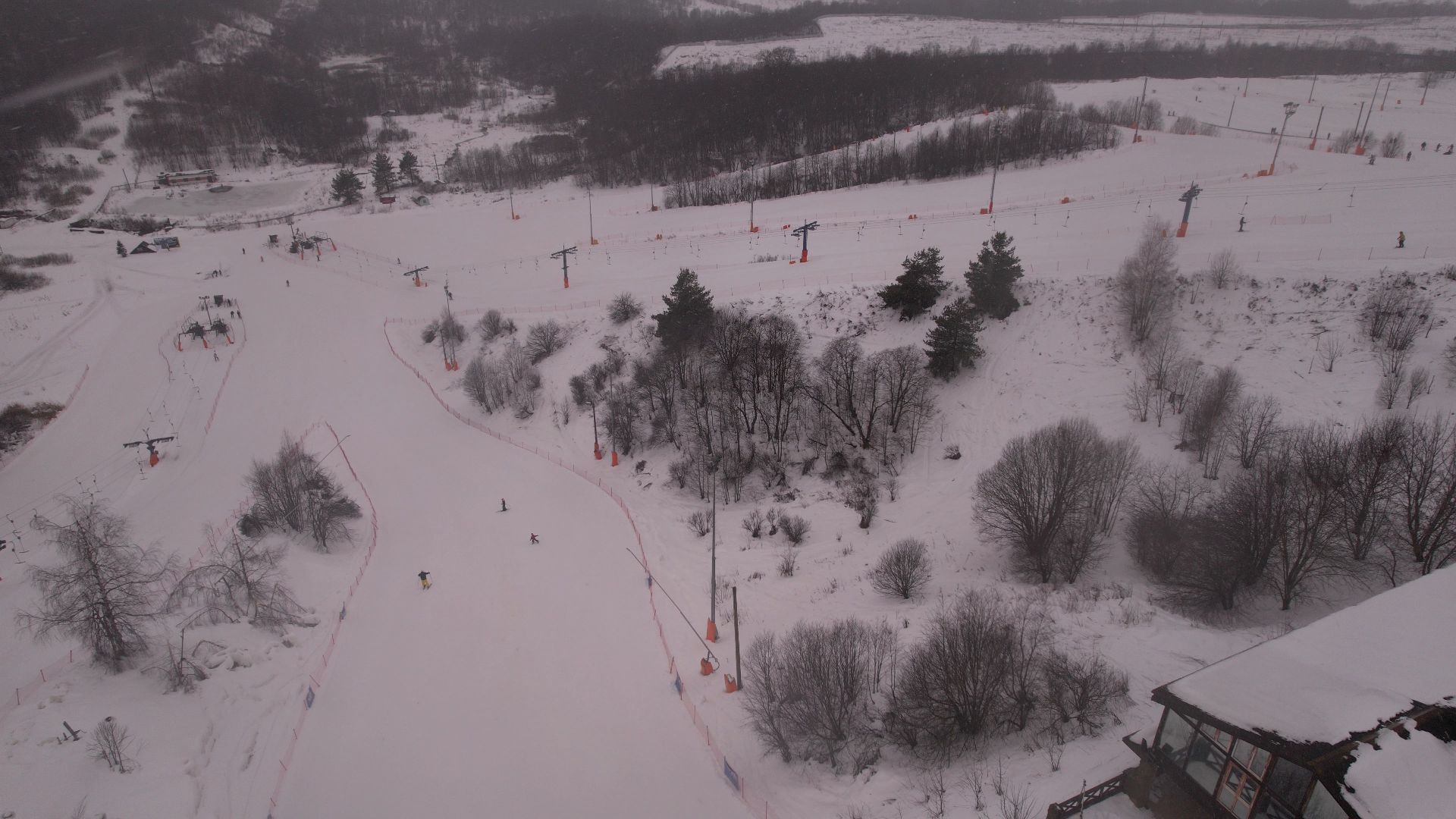 видео с коптера,