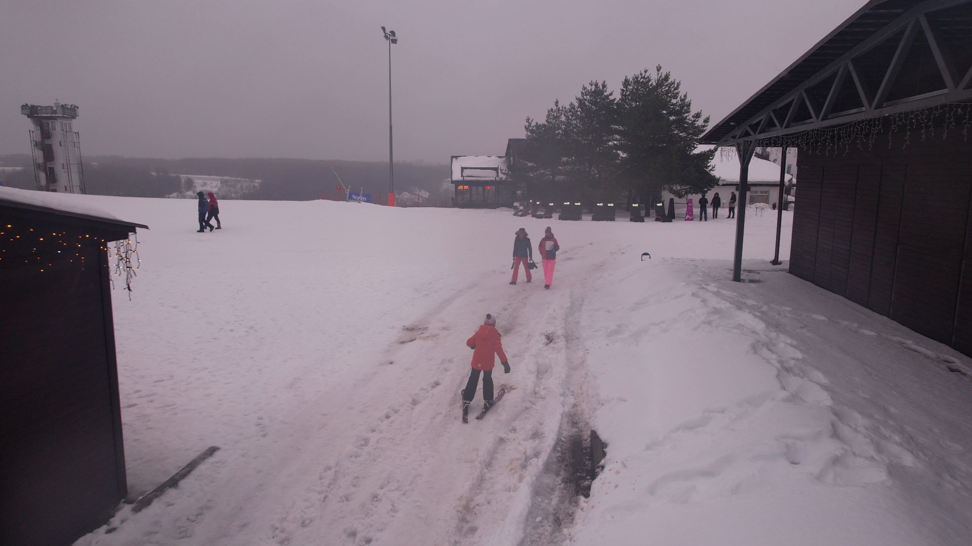 видео с коптера,