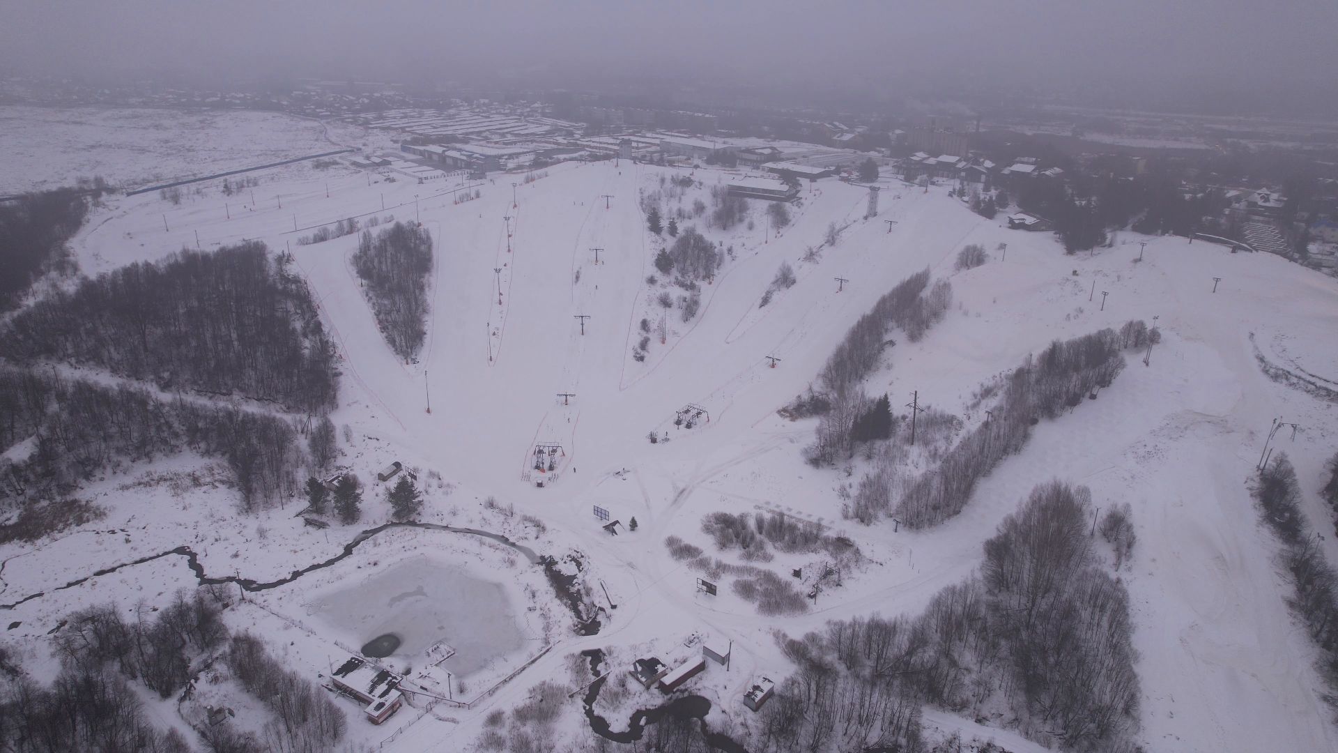 видео с коптера,