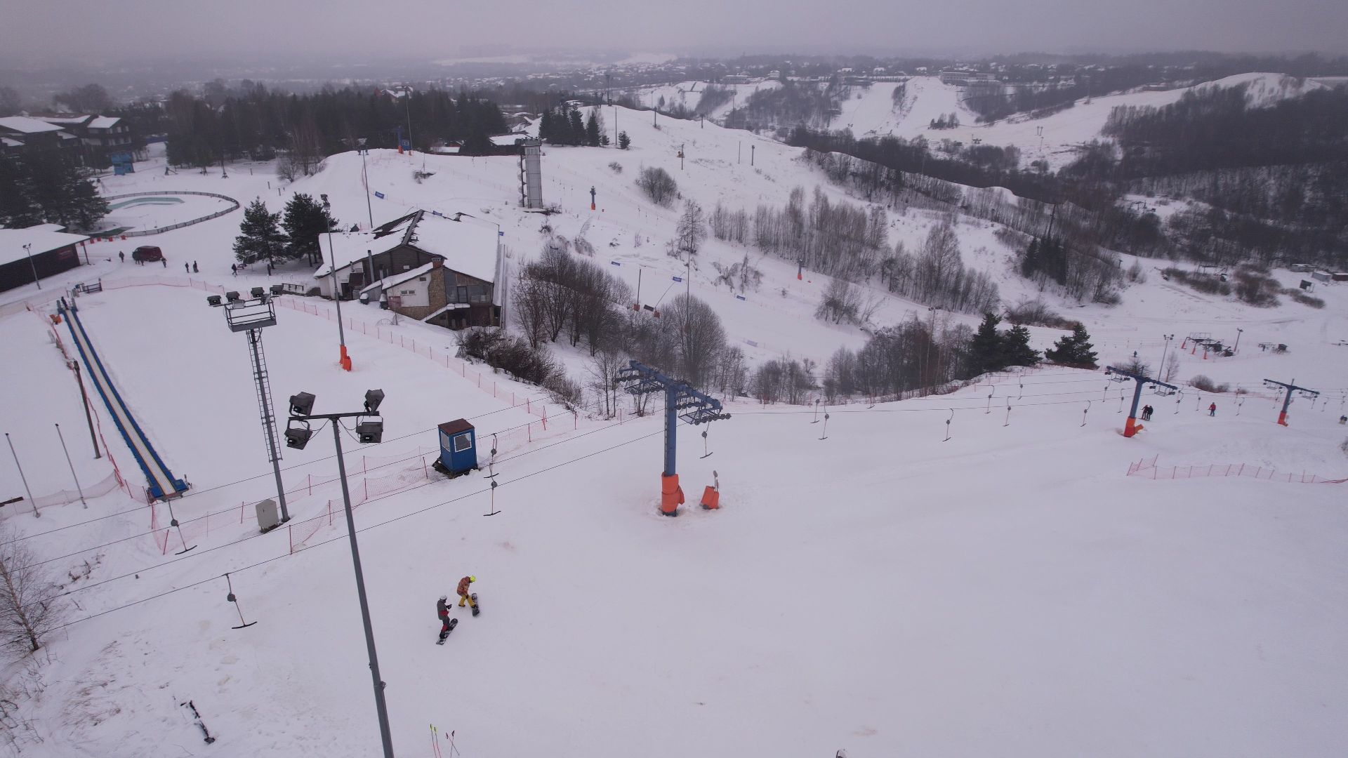 видео с коптера,