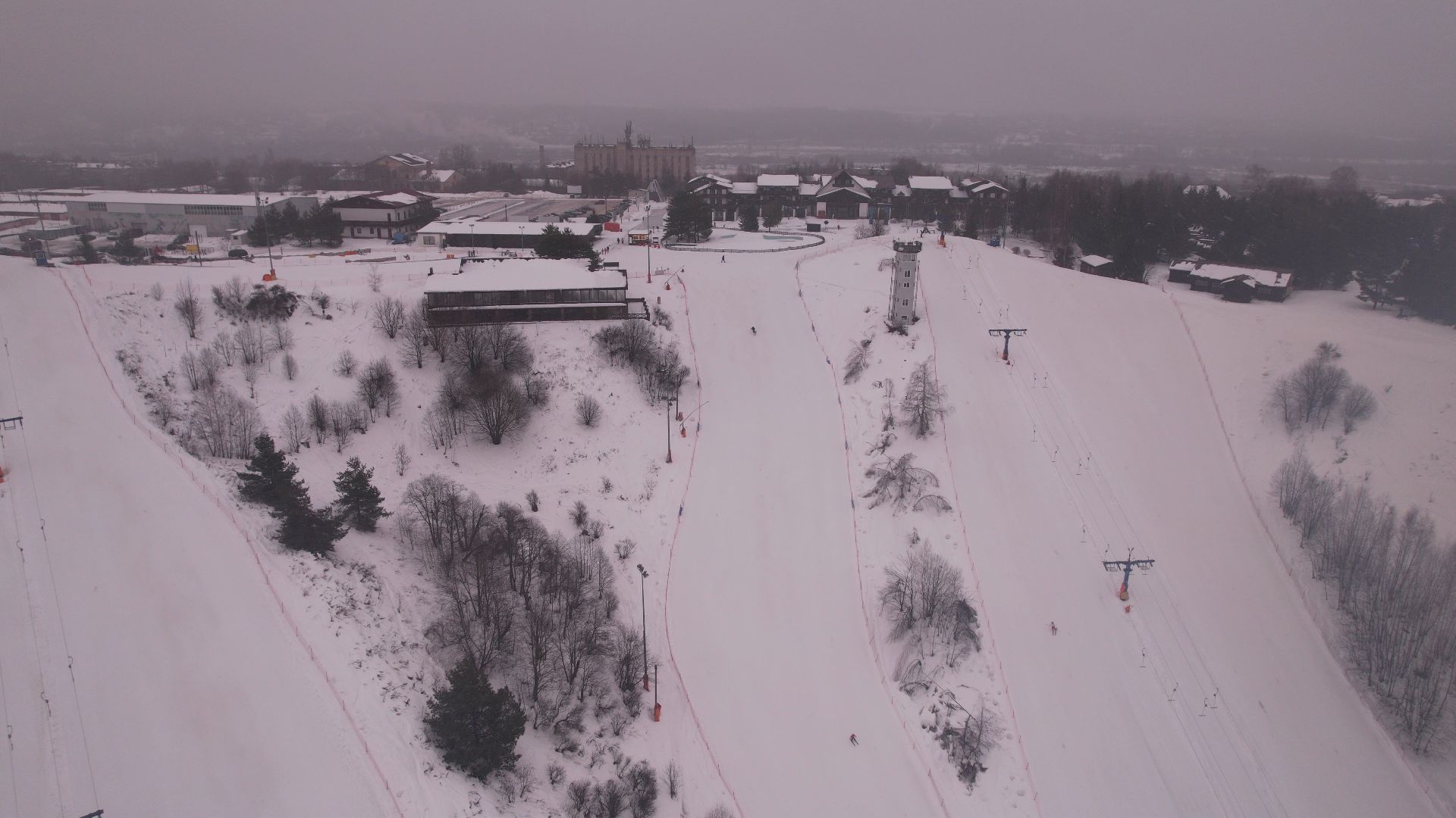 видео с коптера,