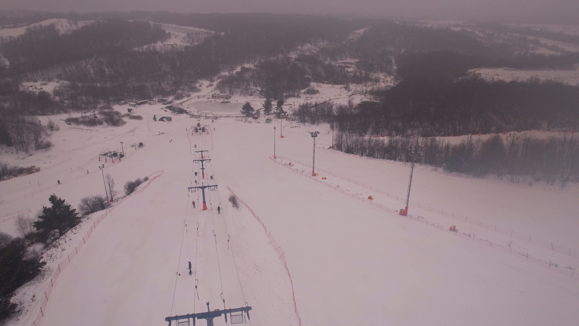 видео с коптера,