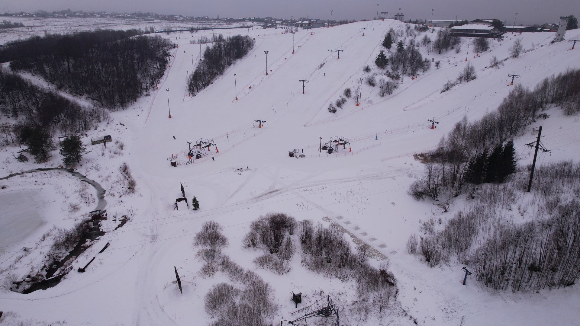 видео с коптера,