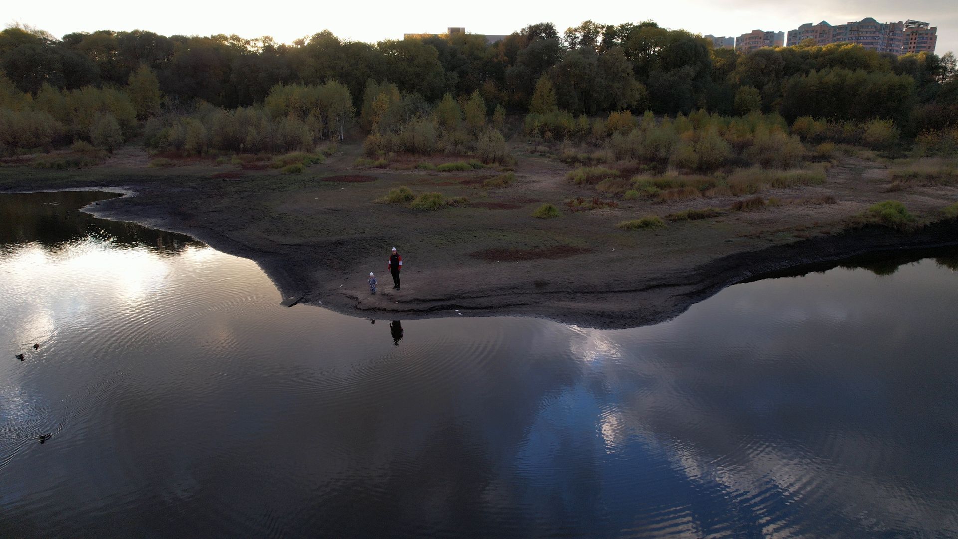 раменское, благоустройство, озеро,видео с коптера,