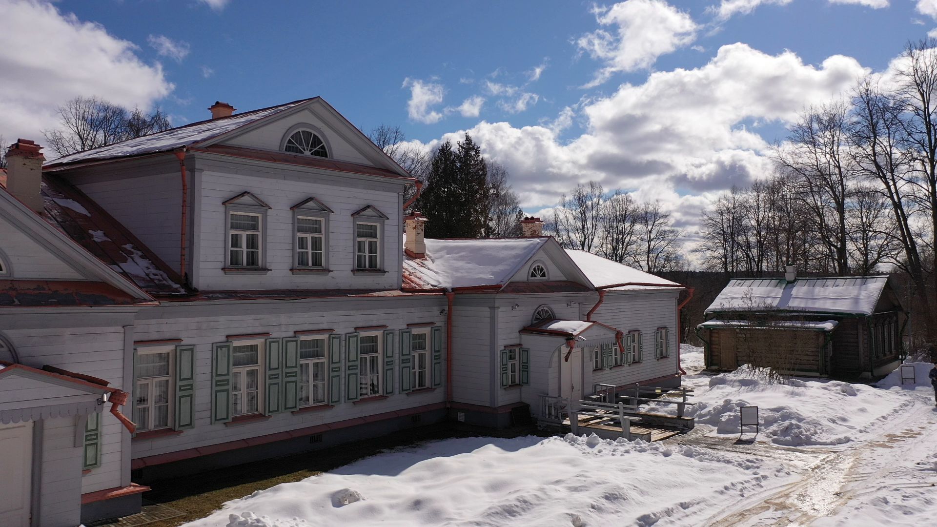 видео с коптера, сергиев посад, усадьба, культура,