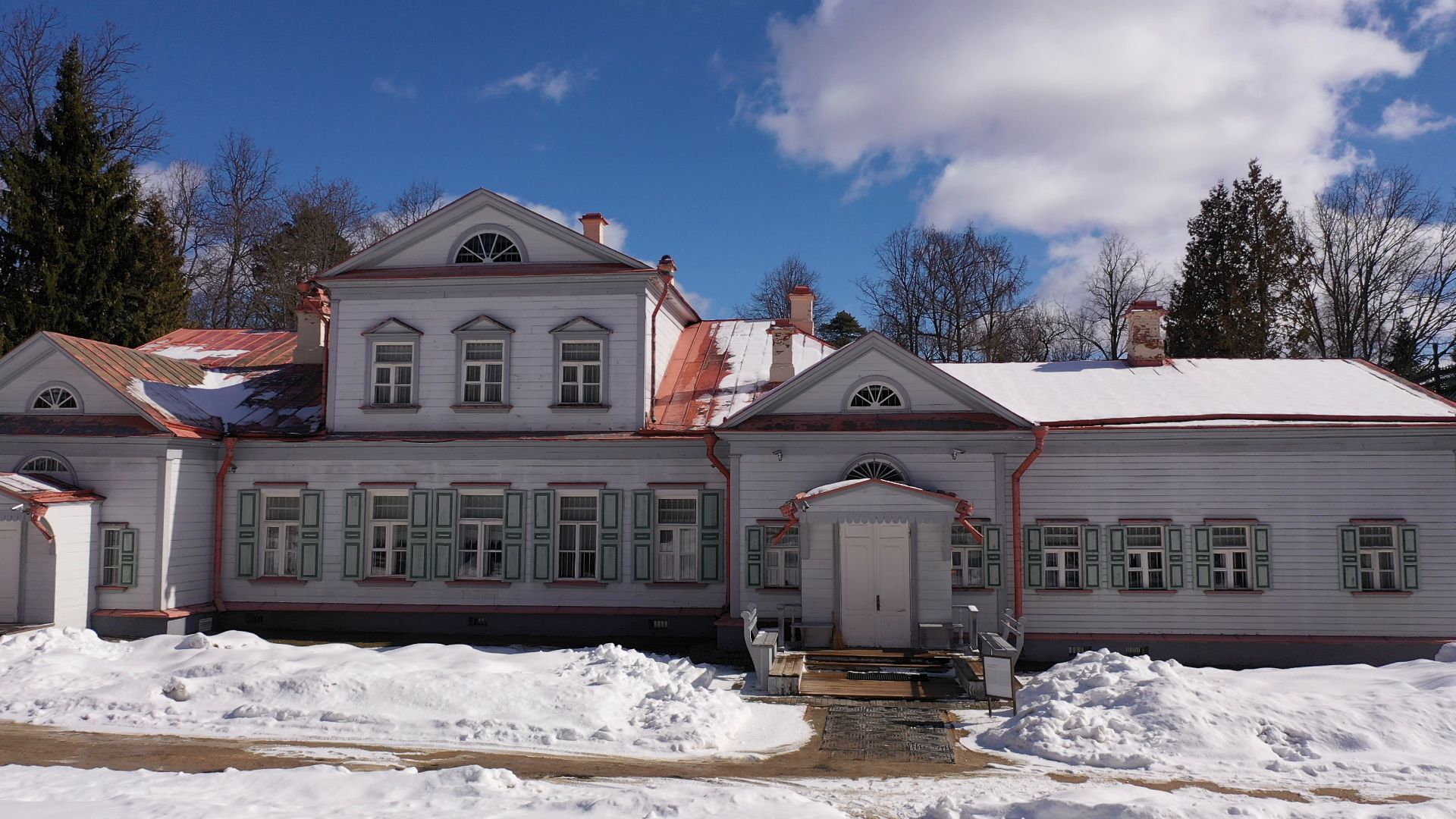 видео с коптера, сергиев посад, усадьба, культура,
