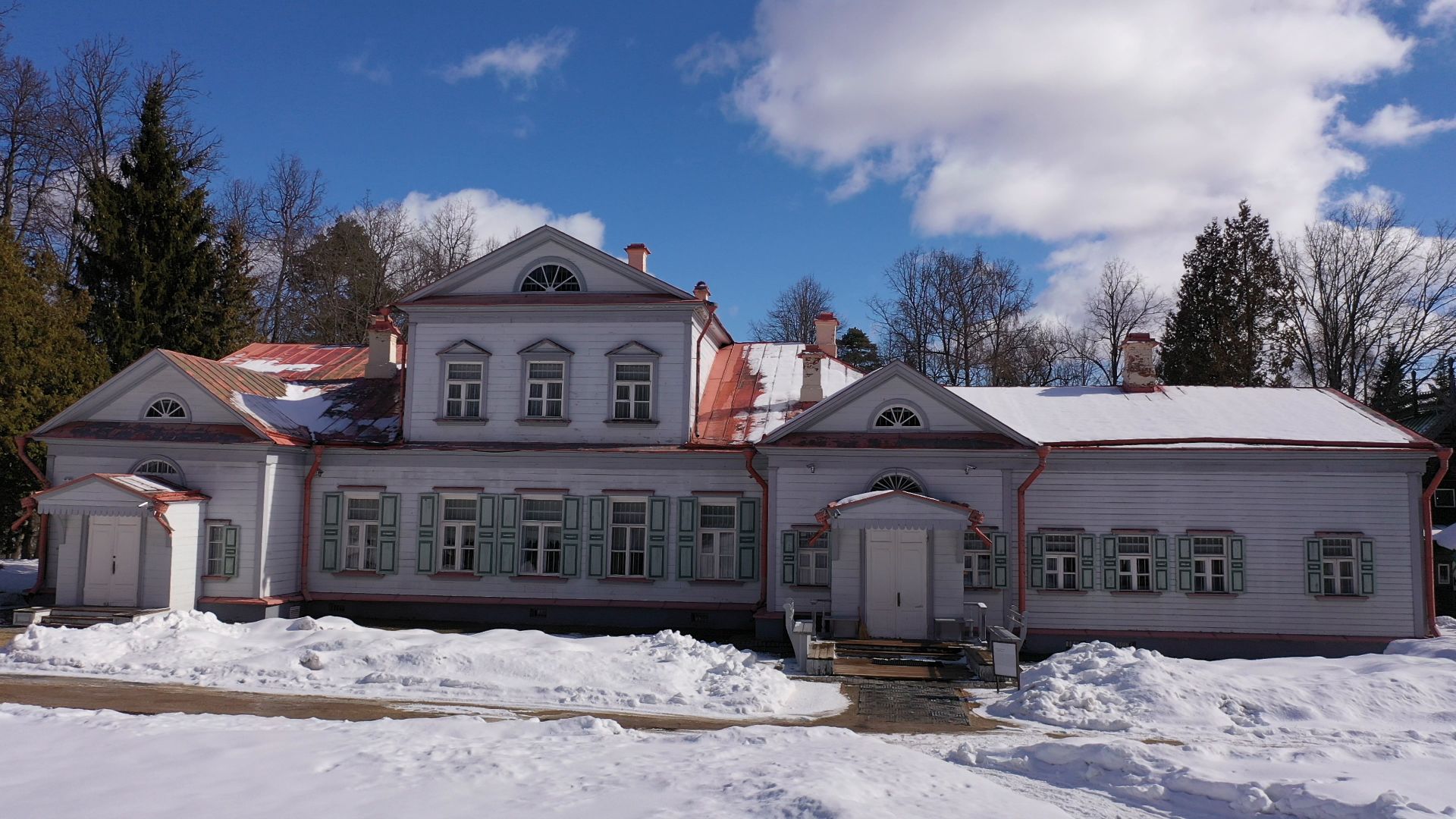 видео с коптера, сергиев посад, усадьба, культура,