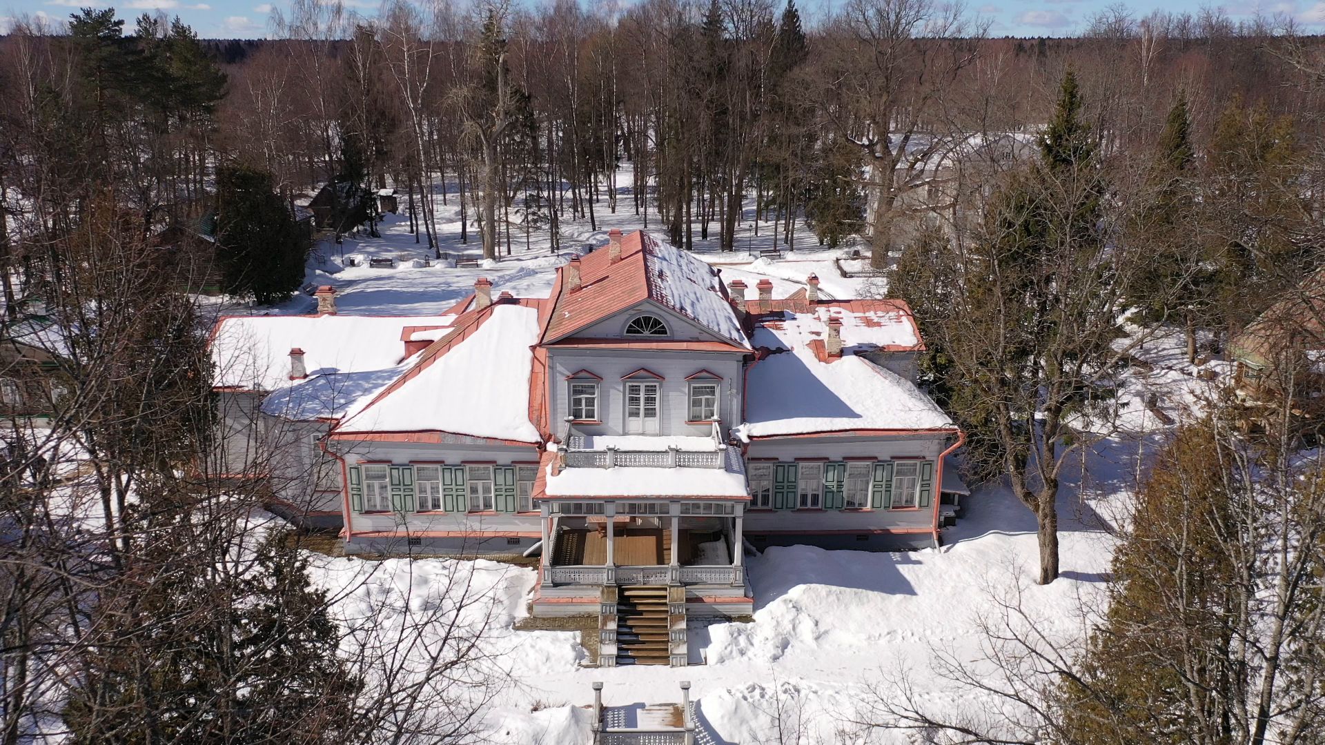 видео с коптера, сергиев посад, усадьба, культура,
