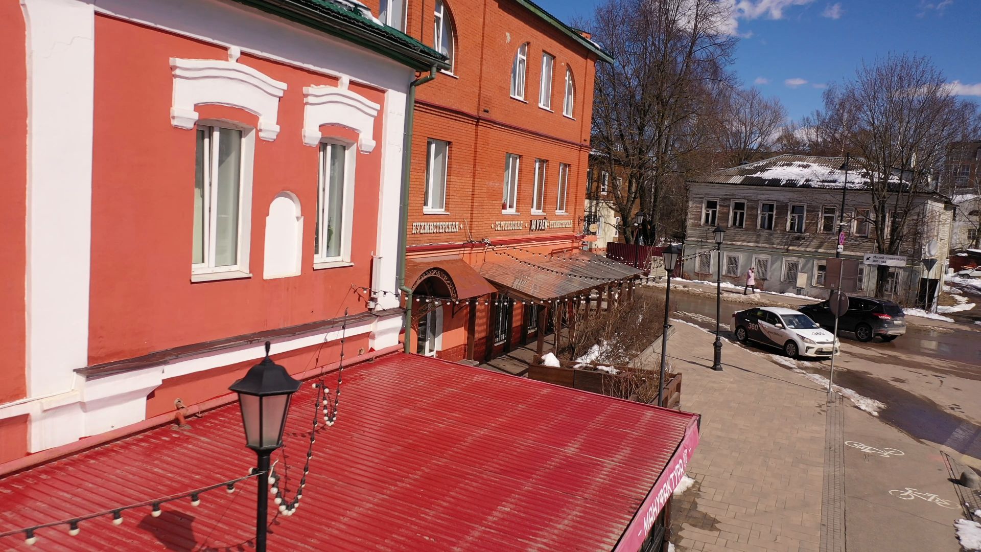 видео с коптера, сергиев посад, благоустройство,