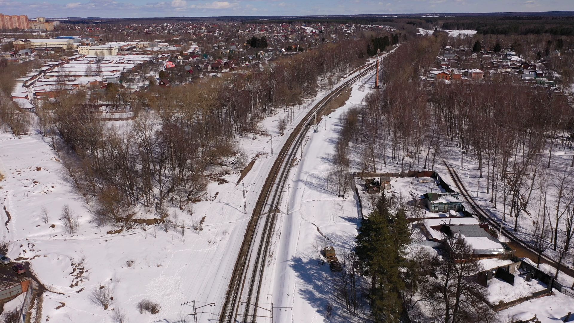видео с коптера, сергиев посад, благоустройство,