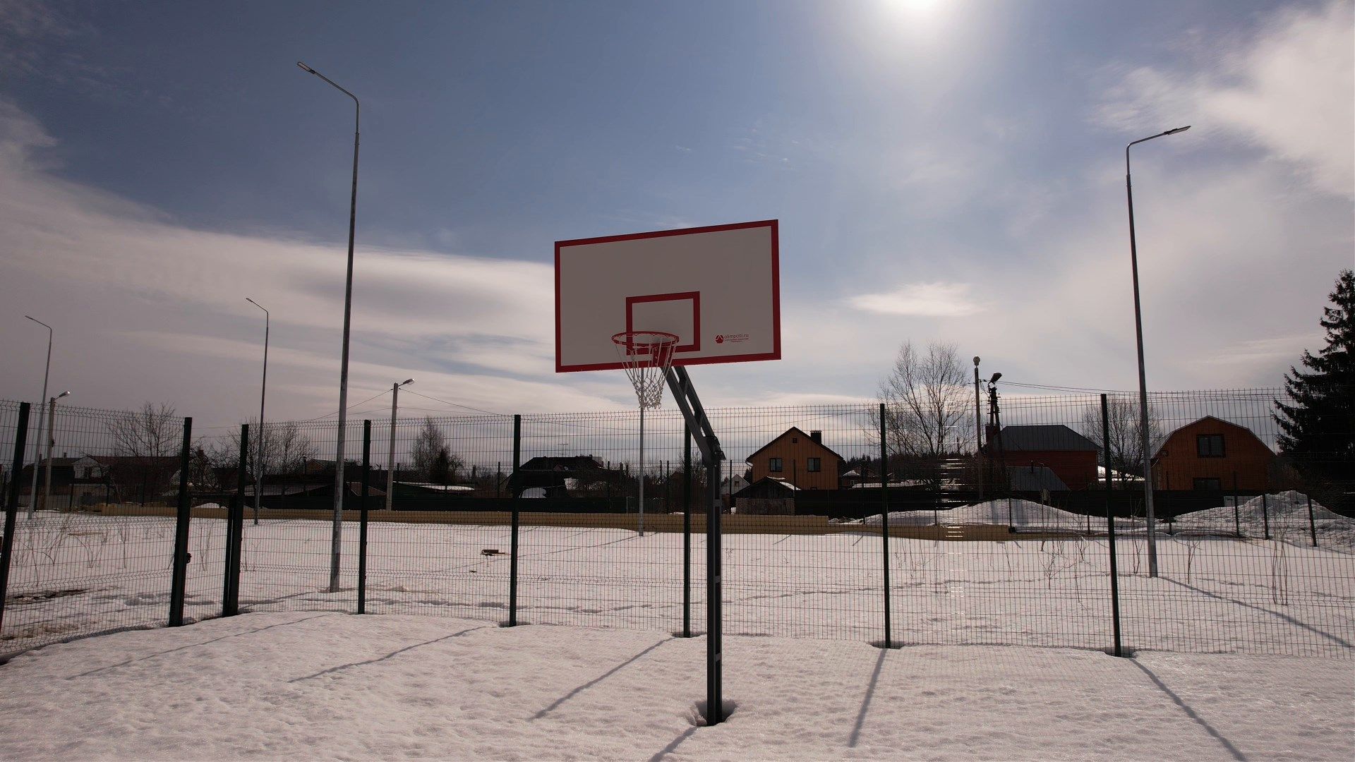 видео с коптера, руза, строительство, школа,