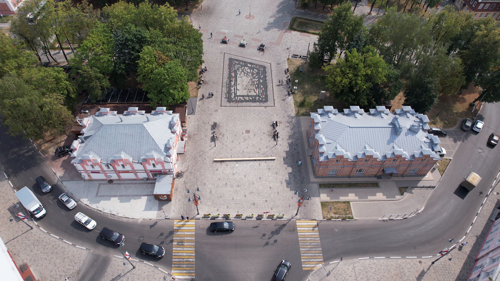 егорьевск, видео с коптера, культура, благоустройство,