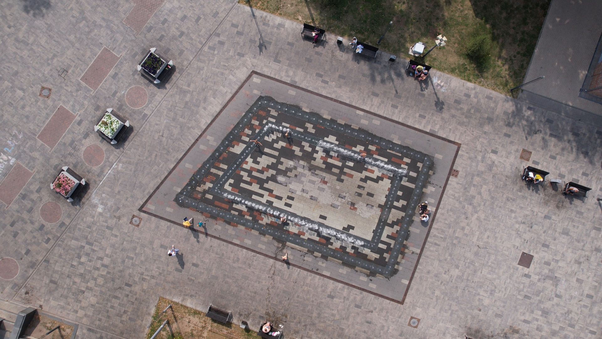 егорьевск, видео с коптера, культура, благоустройство,