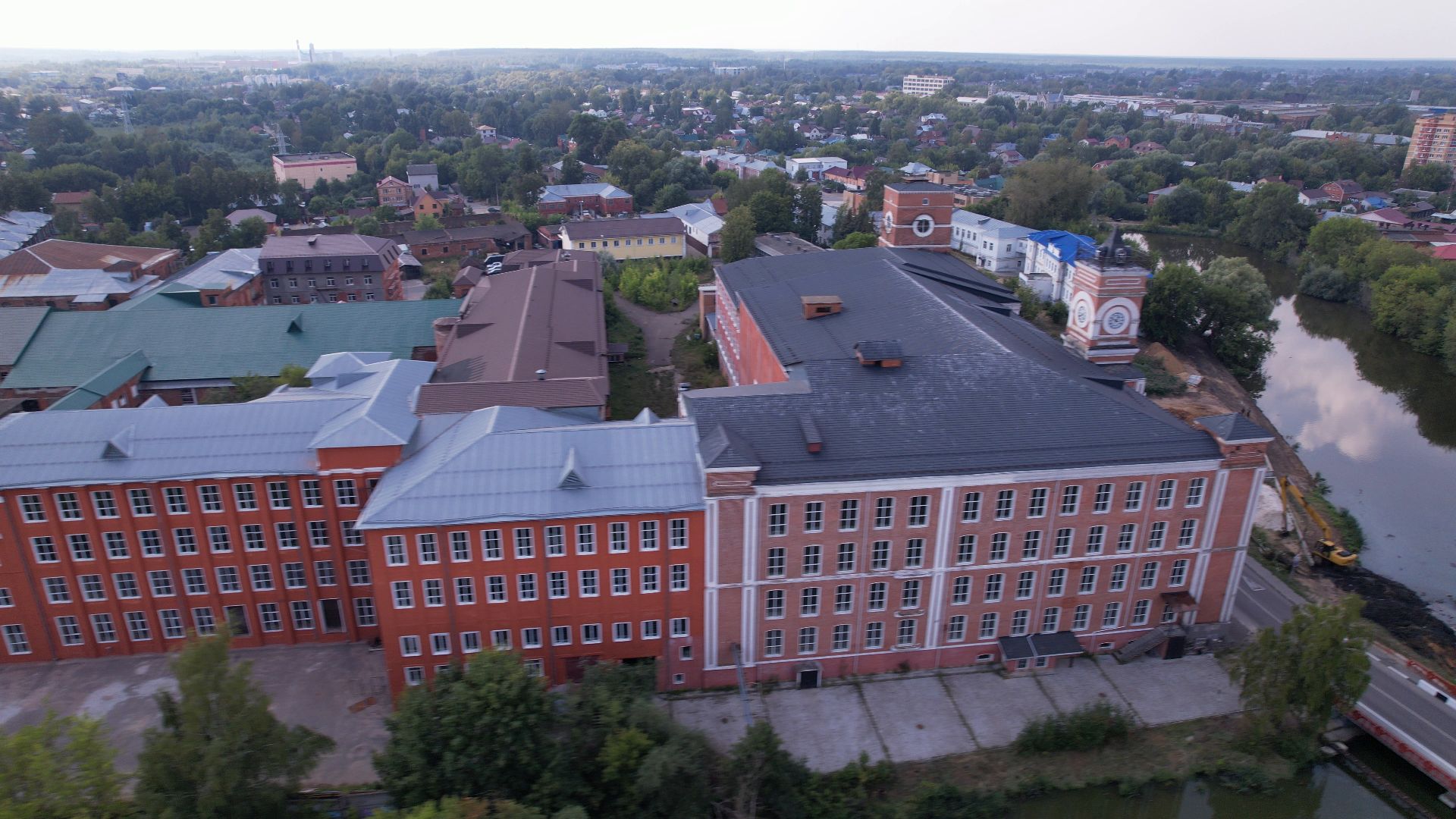 видео с коптера, егорьевск, архитектура,