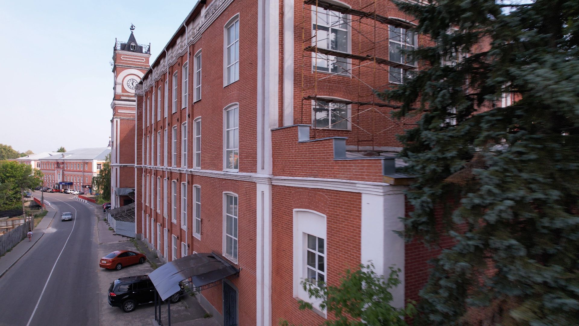 видео с коптера, егорьевск, архитектура,