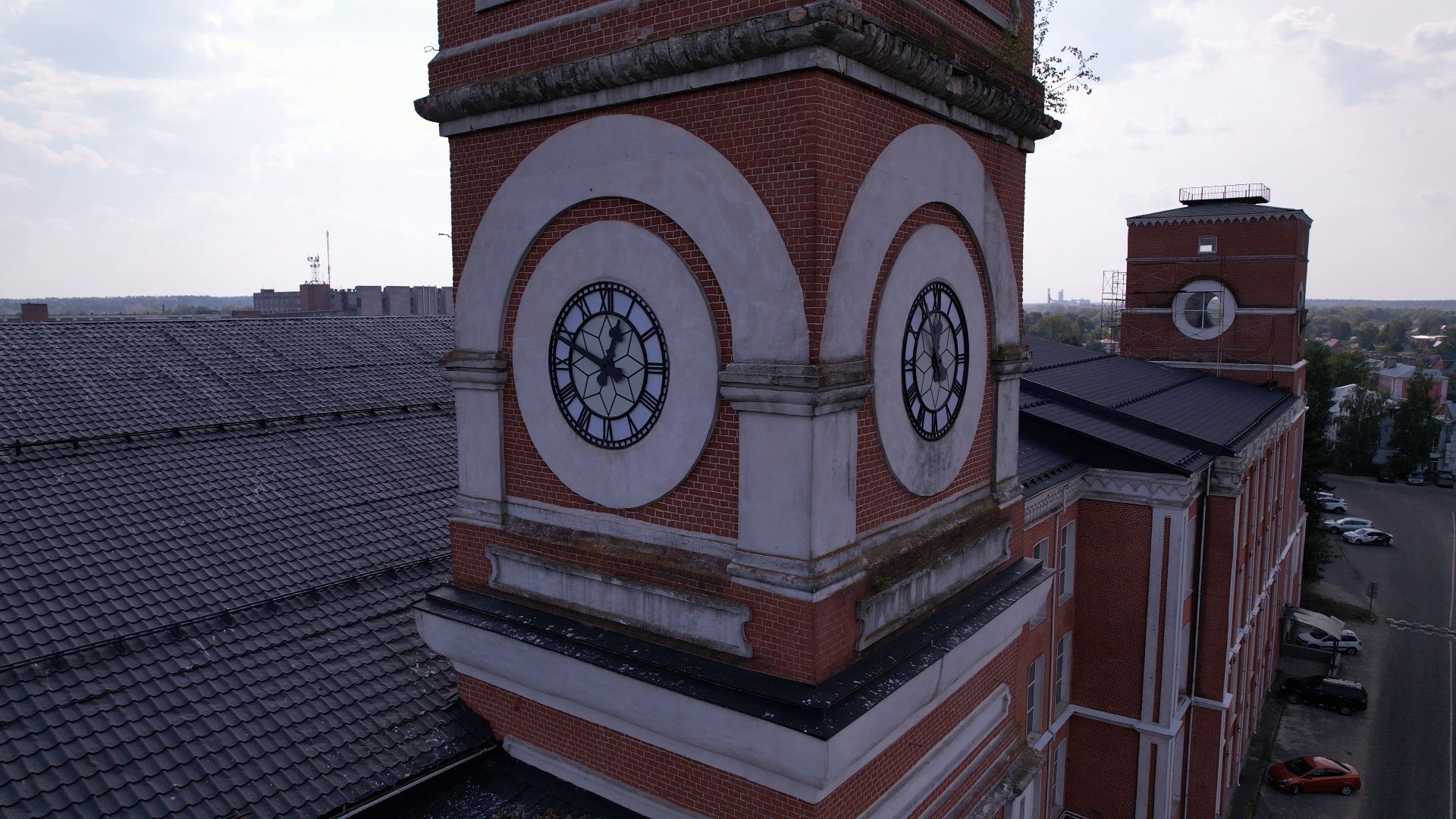 видео с коптера, егорьевск, архитектура,