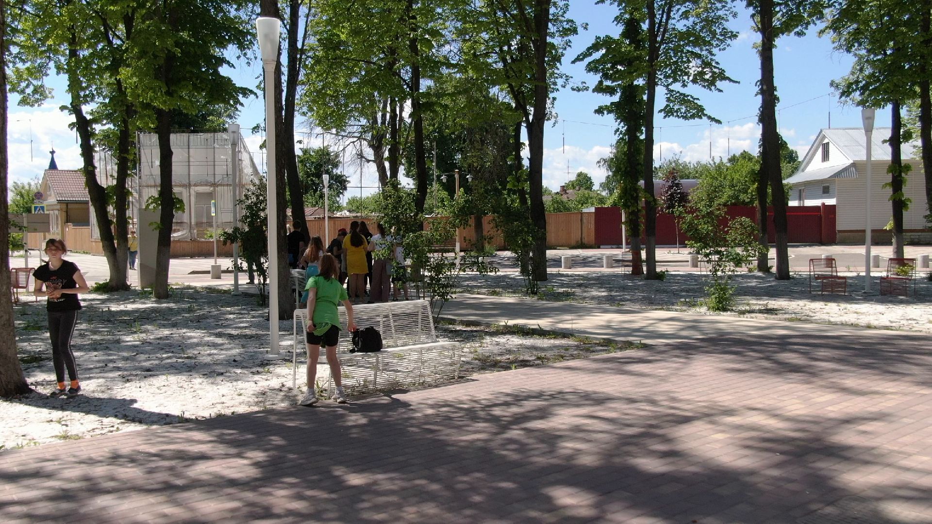 видео с коптера, зарайск, культура, благоустройство,