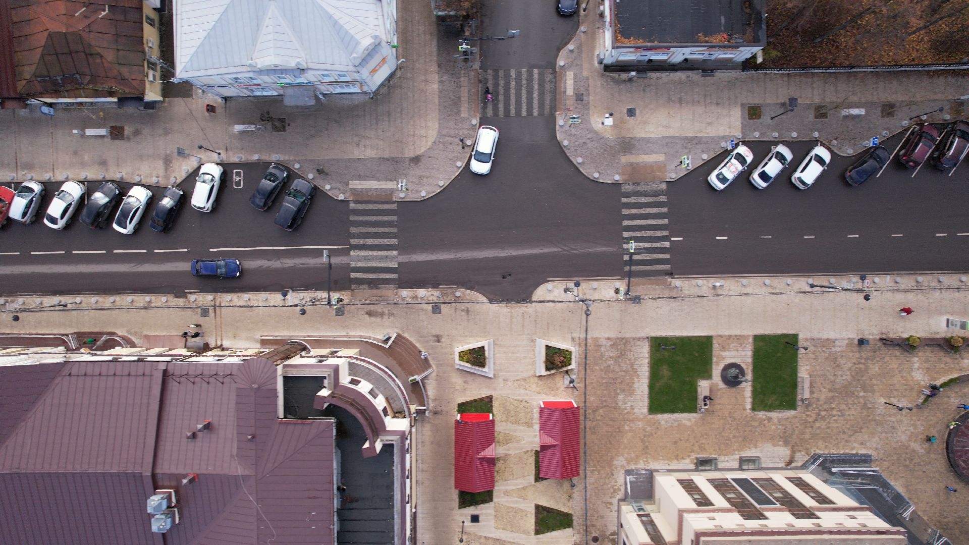 видео с коптера, звенигород, благоустройство, парки,