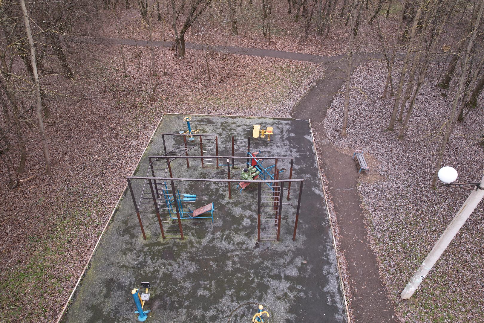 видео с коптера, серпухов, парки,