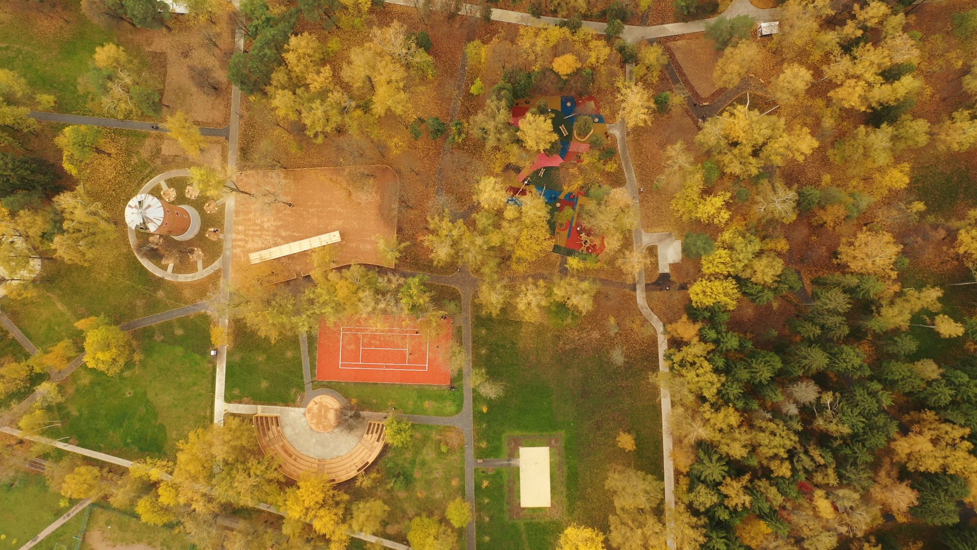 видео с коптера, краснознаменск, одинцово, парки, благоустройство,